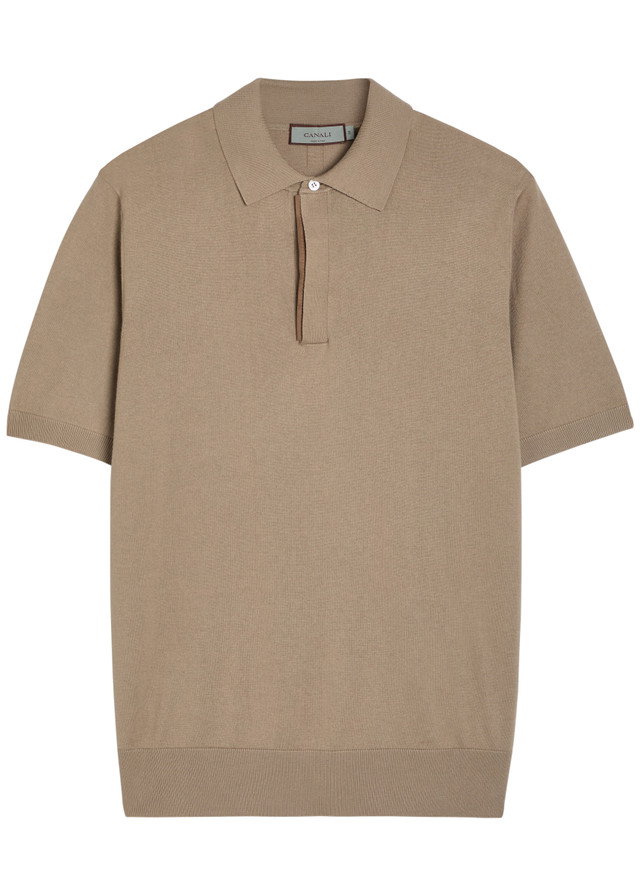 CANALI Knit polo shirt