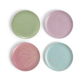 Tilly Ramsay Side Plate 23cm Set of 4, Accents