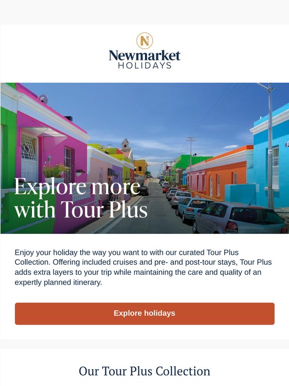 Want escorted tours with beach stays, cruises and more?