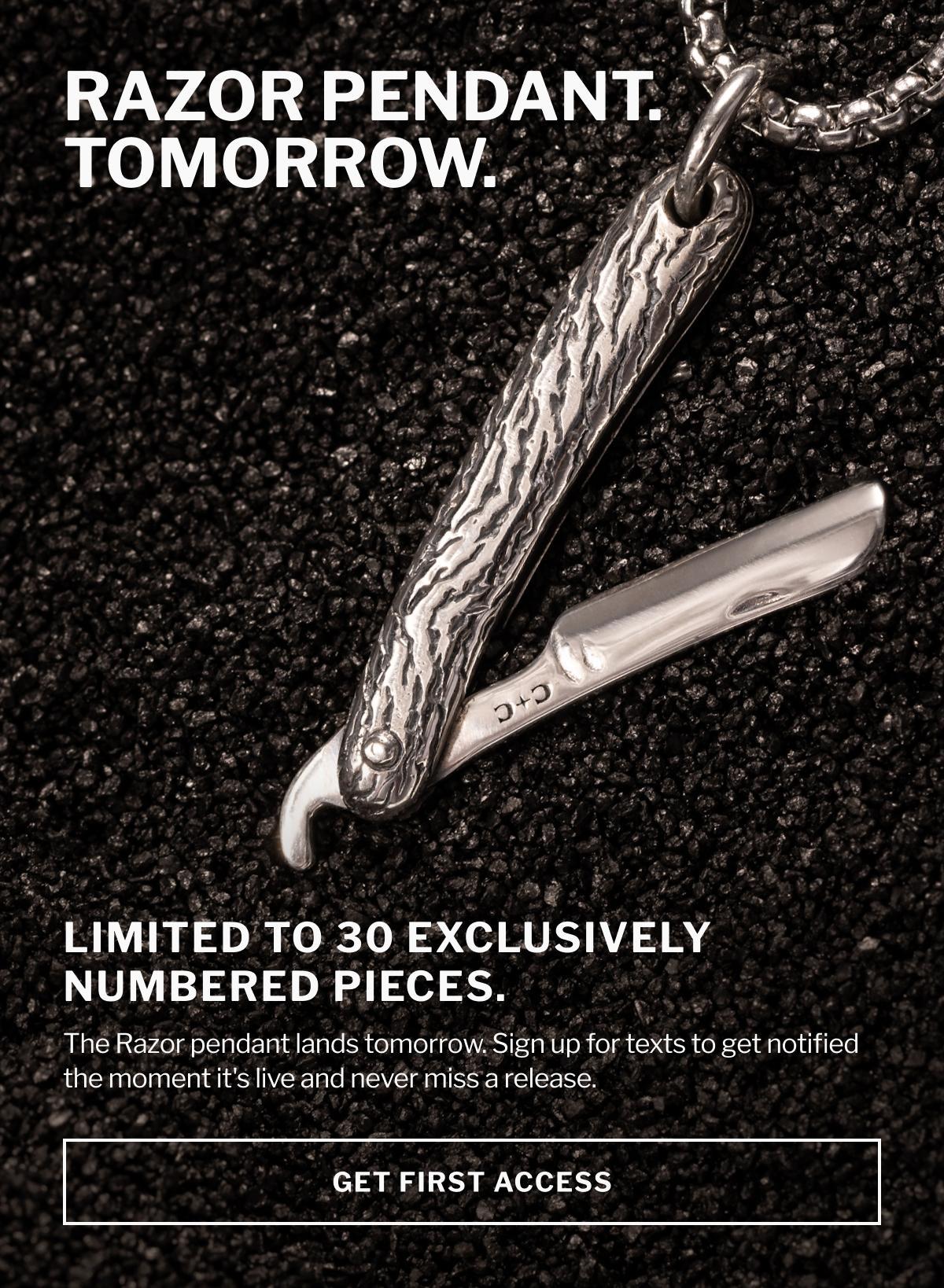 Razor Pendant: Get First Access