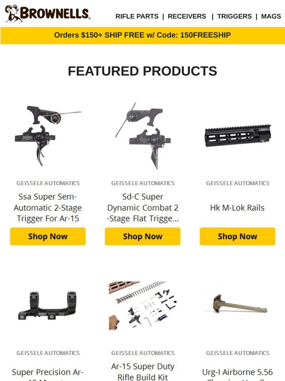 Geissele Performance. Now on Sale.