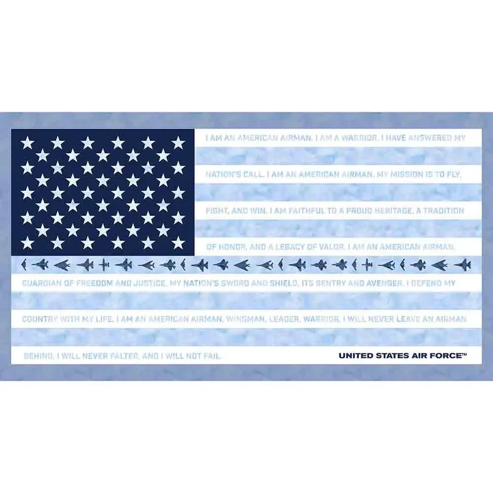 Image of Flag - U.S. Military - Air Force - A.E. Nathan - Digitally Printed - 24