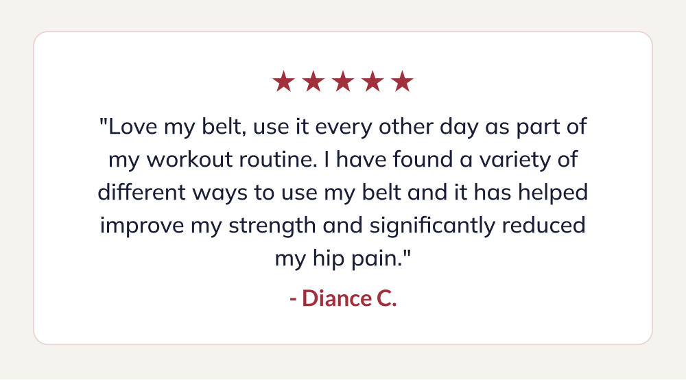 "Love my belt"