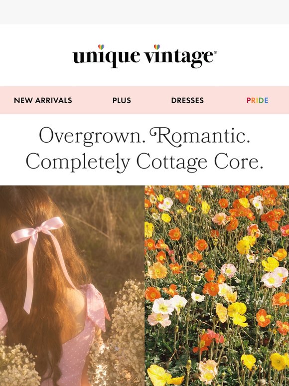Overgrown. Romantic. Completely Cottage Core.