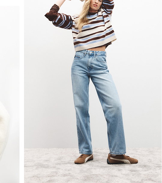 CHARLI STRIPE KNIT SWEATER