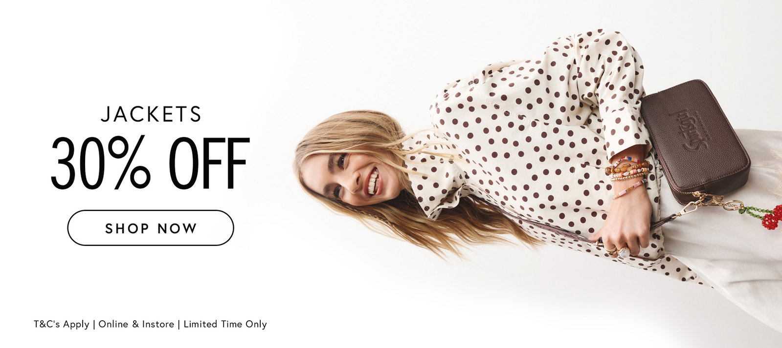 30% off jackets