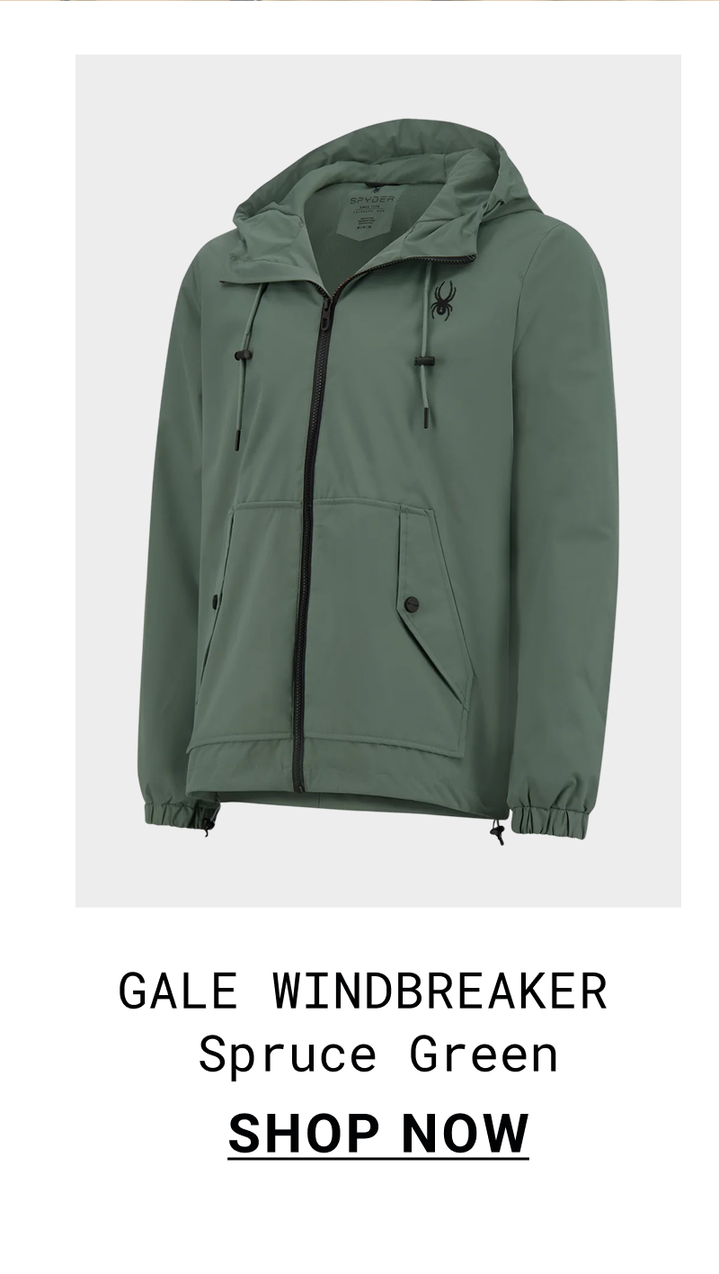 Men's Gale Windbreaker - Spruce Green