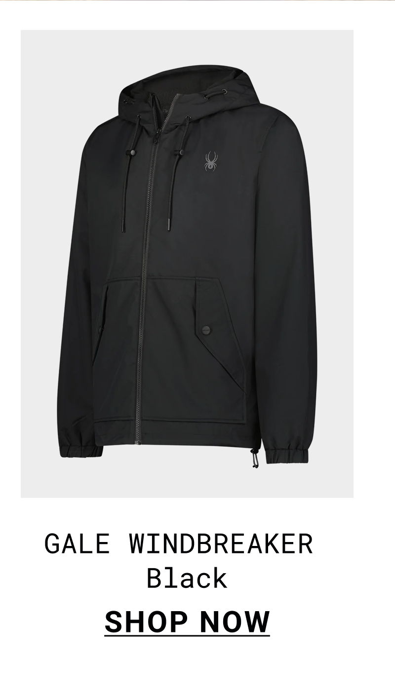 Men's Gale Windbreaker - Black