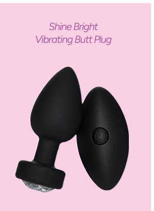Shine Bright Vibrating Butt Plug