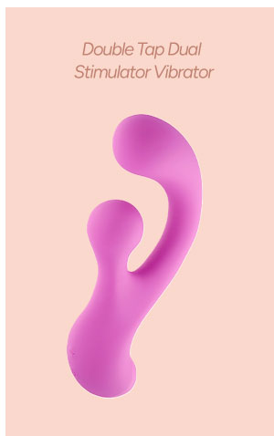 Double Tap Dual Stimulator Vibrator