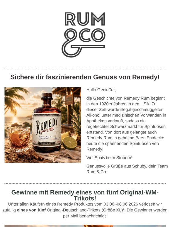 Gewinne eines von fünf Original-WM-Trikots mit Remedy!