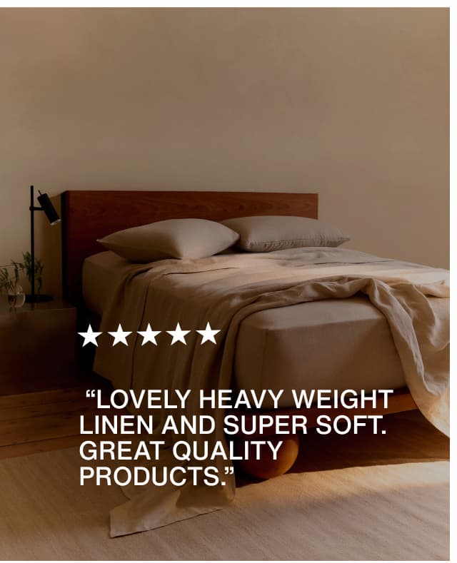 Linen Duvet Set - Natural