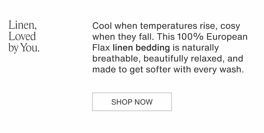 Shop Linen Bedding