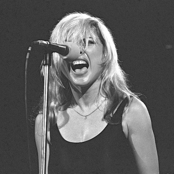 A blonde bombshell, Debbie Harry captivated her audience on stage and off.