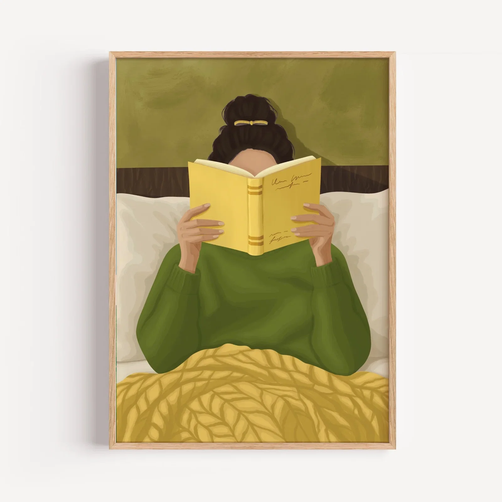 Image of Book Worm Art Print