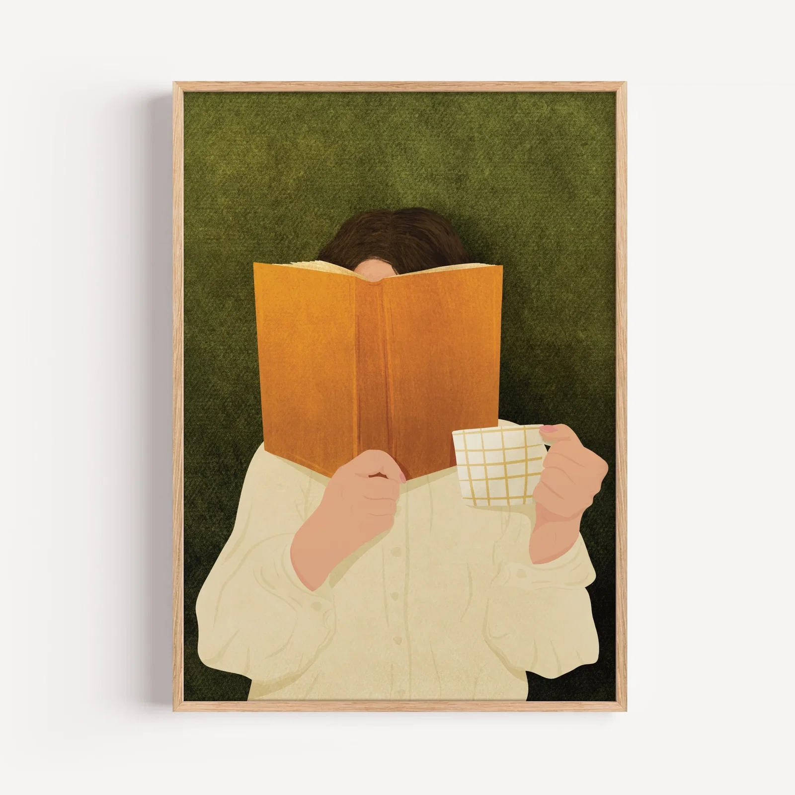 Image of Reading Woman Art Print