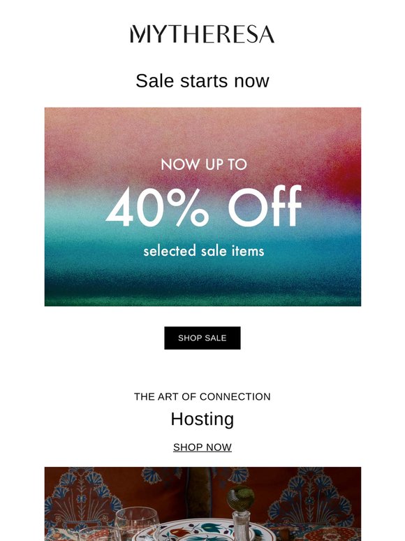 Our Life Sale starts now: Up to 40% off home & living