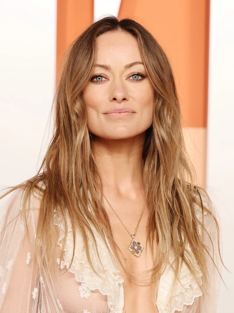 Image may contain: Olivia Wilde, Blonde, Hair, Person, and Accessories