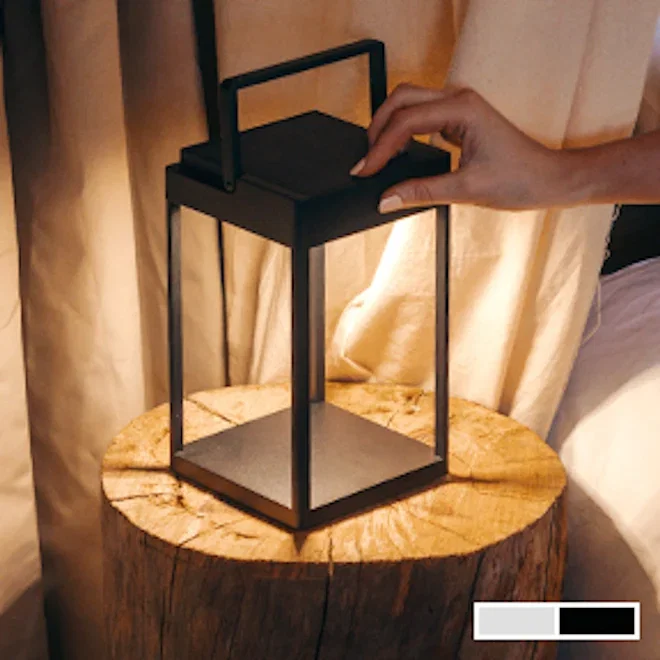 Litehouse Solar Outdoor Lantern with Touch Control