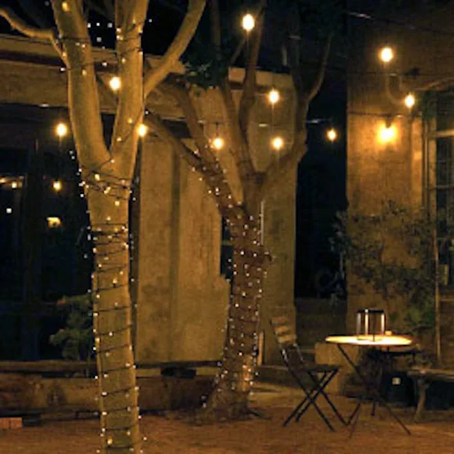 Litehouse Solar LED Black String Fairy Lights, 20m