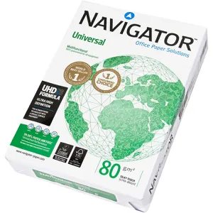 Navigator Universal Kopierpapier, DIN A4, 80g, 500 Blatt, hochweiß, 8241A80