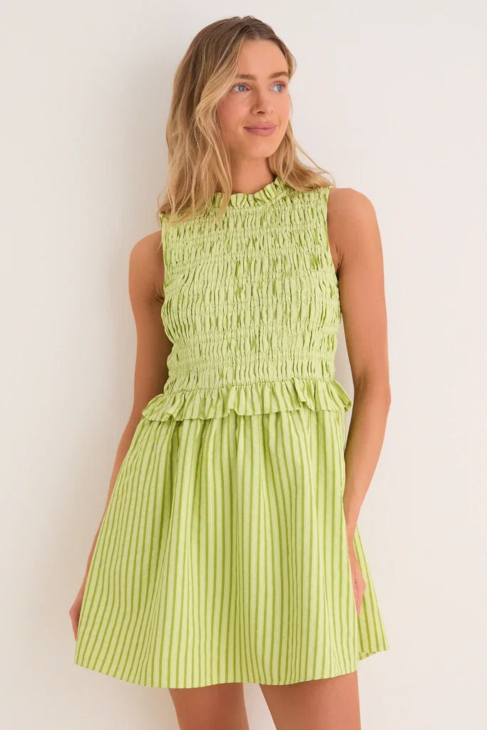 Image of Margarita Stripe Seaton Mini Dress