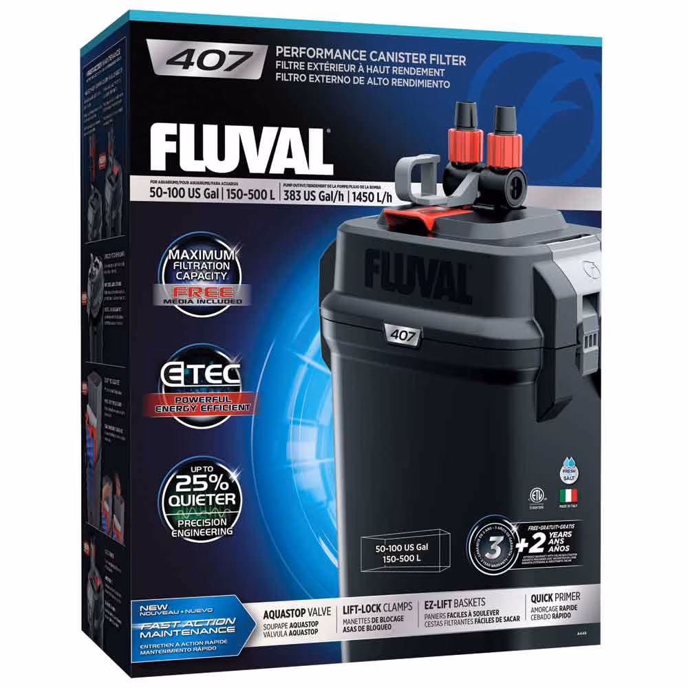 Image of Fluval - 407 External Filter - Up to 100gal