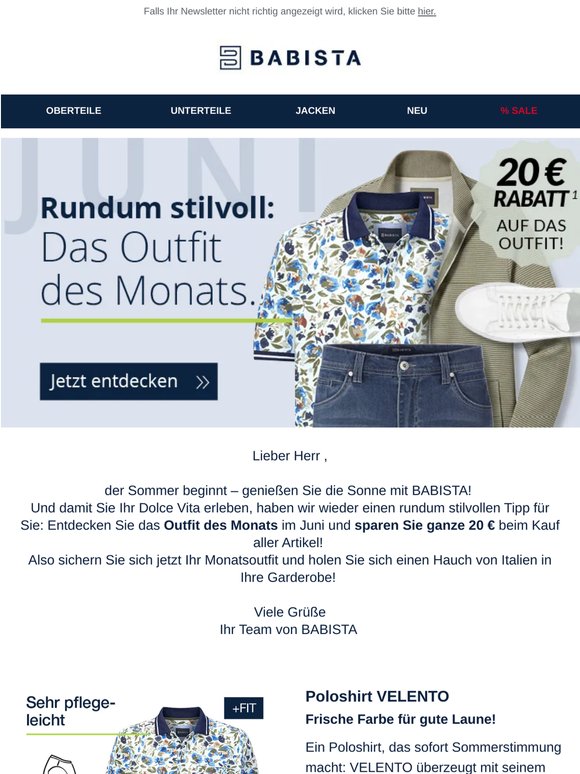 20 € sparen im Juni.