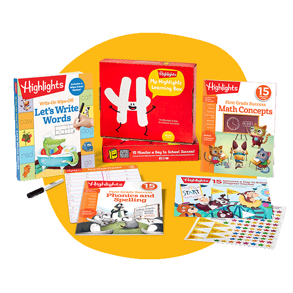 First Grade Learning Box.