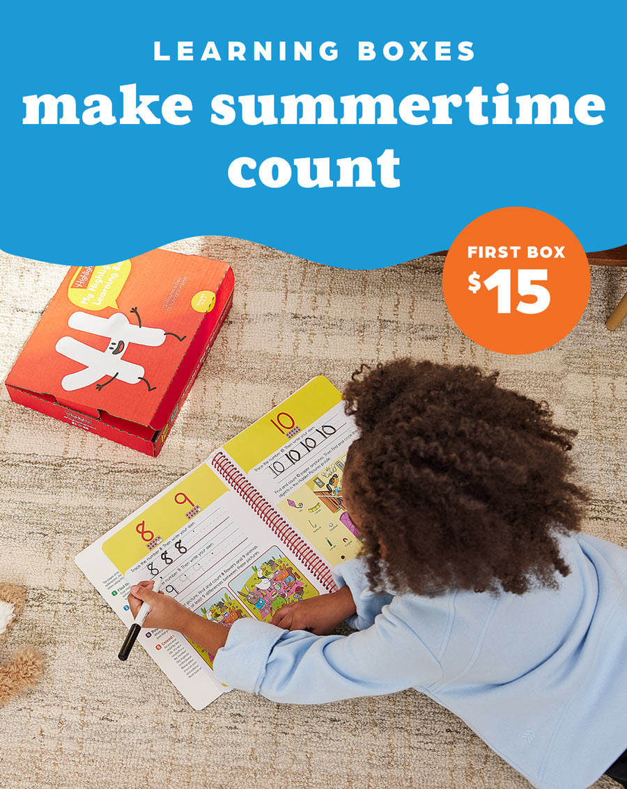 Learning Boxes: Make Summertime Count. First Box Only $15!