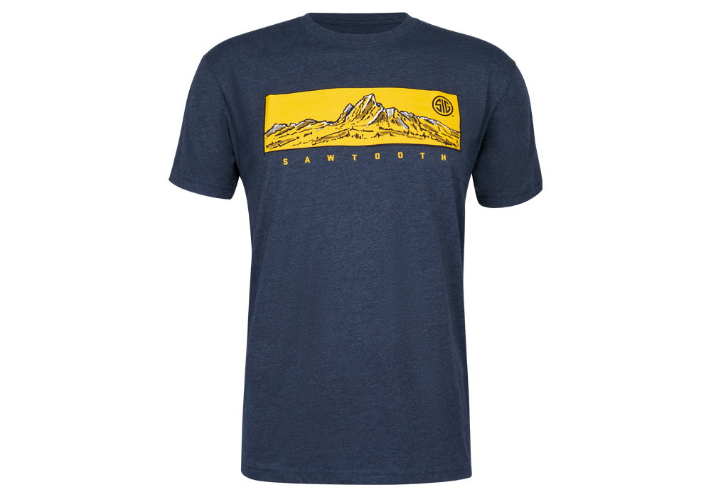 Image of SIG SAUER SAWTOOTH - MEN'S NAVY T-SHIRT