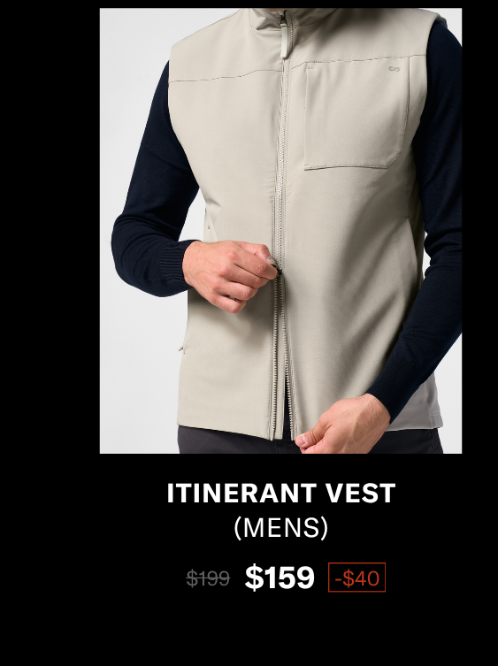 itinerant vest mens