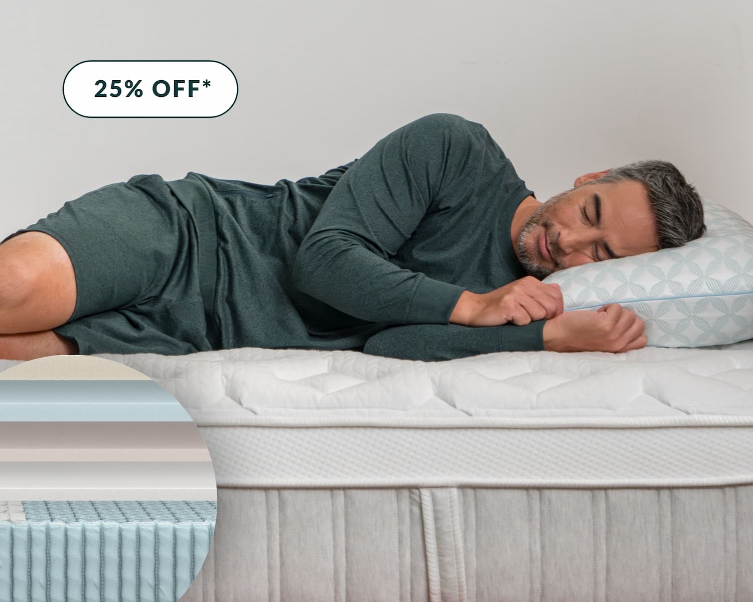 25% OFF* HYBRID MATTRESSES