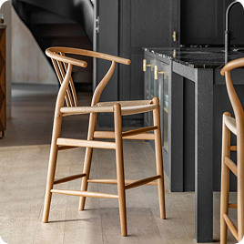 Maeve Bar Stool in Natural - Set of 2