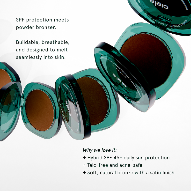 SPF protection meets powder bronzer