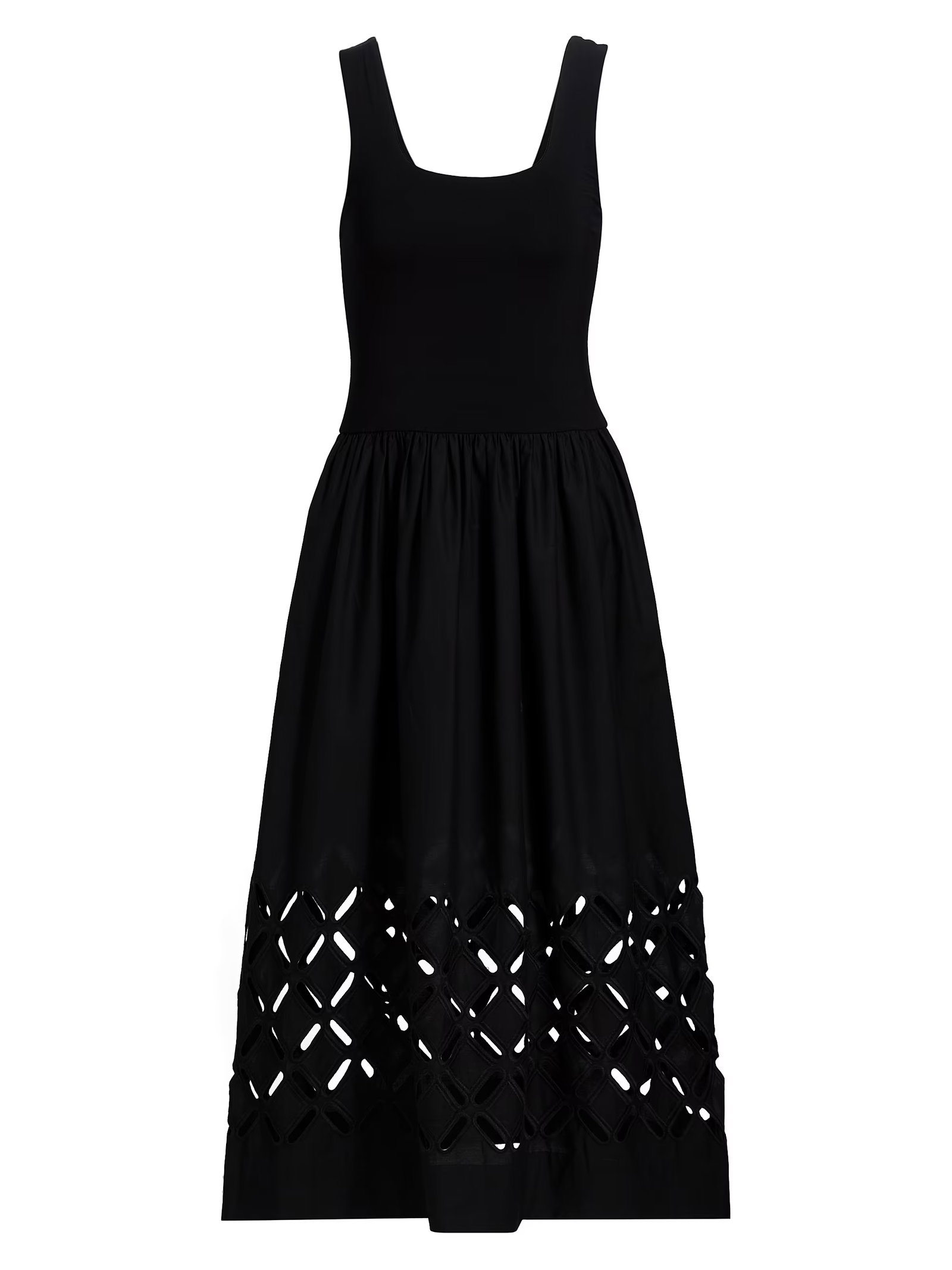 Rails Nadya Cut-Out Woven Midi-Dress