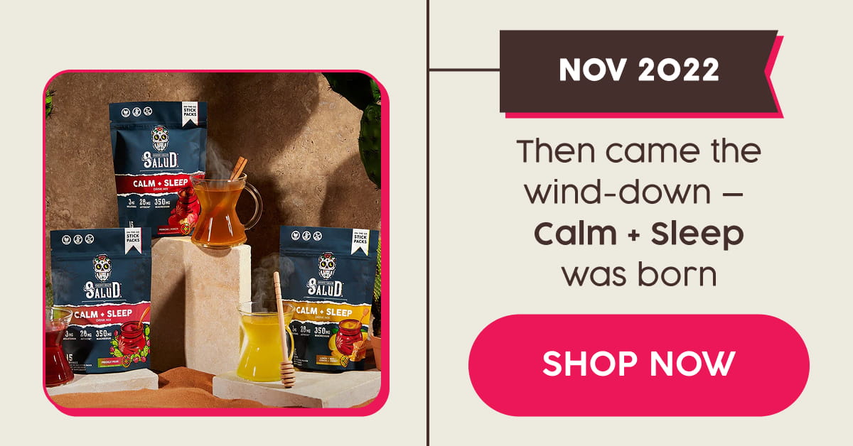 NOV 2022 | Then came the wind-down —  Calm + Sleep was born. Shop Now