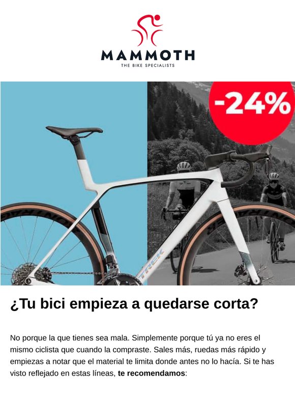 Cuando tu bici empieza a quedarse corta
