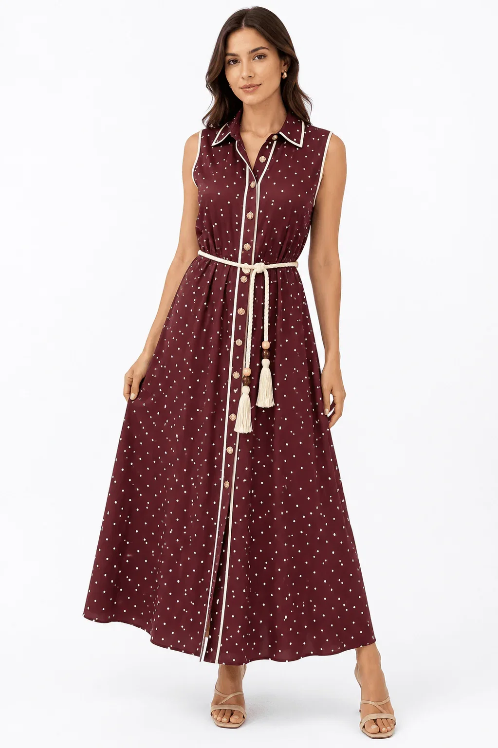 Image of MISS CHARM POLKA DRESS