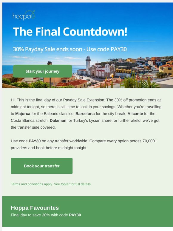 It's the final countdown...🕛