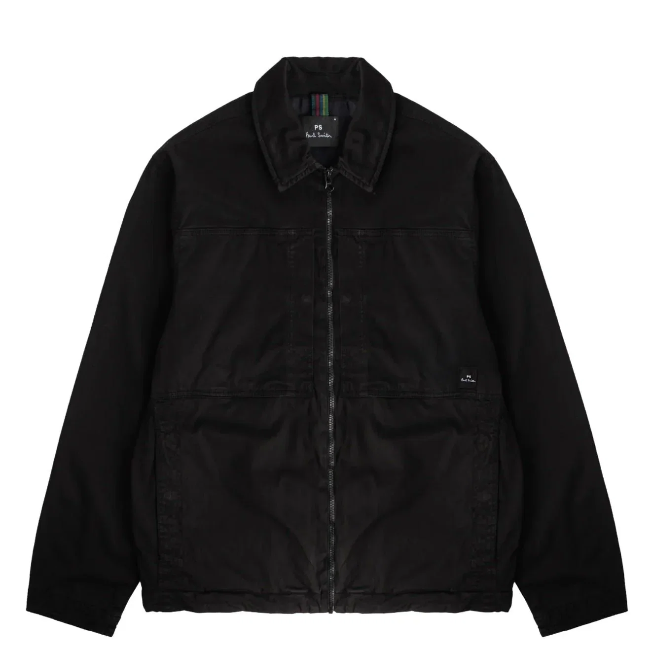 Image of Paul Smith Garment Dyed Stretch-Cotton Overshirt