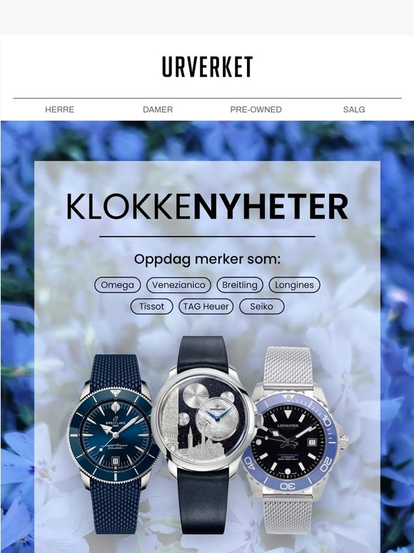 Sesongens klokkenyheter er her 🌻