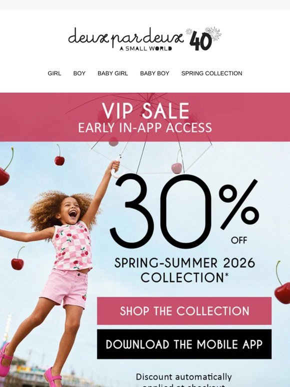 30% OFF ⏰ The sale is live — open the app 😱