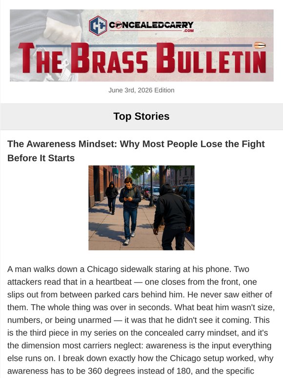 Awareness Mindset, Camping and Hiking, Glock Wars, and Much More