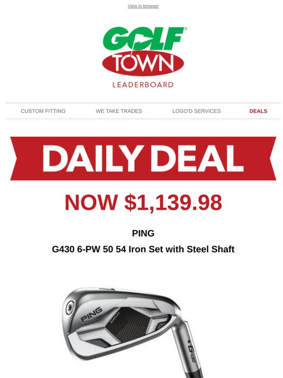 Today's Daily Deal from Golf Town!