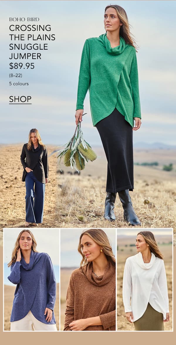 crossing the plains snuggle jumper