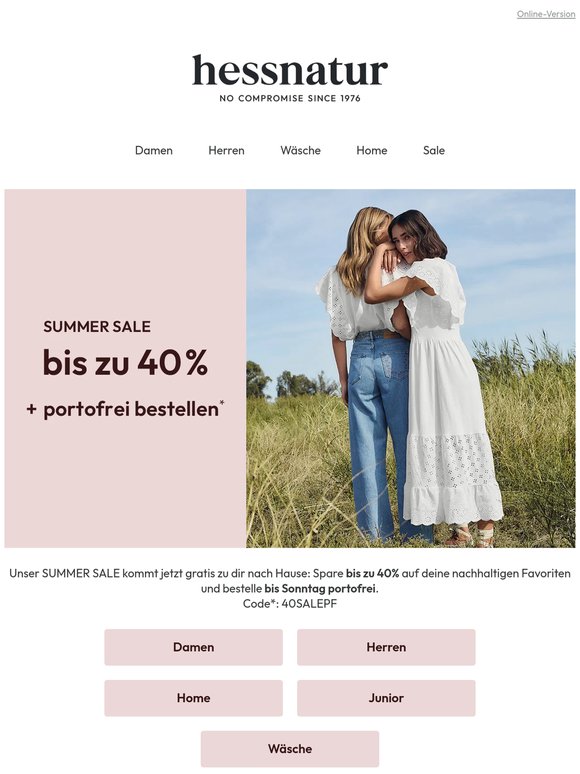 Portofrei 🔆 Bis zu 40% im SUMMER SALE