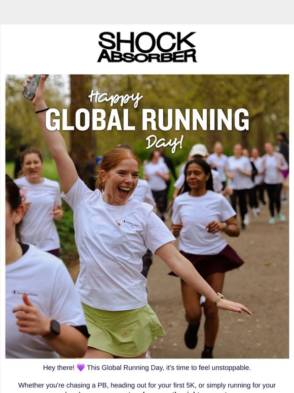 Feel Unstoppable this Global Running Day 🏃‍♀️