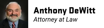 Headshot photo of author Anthony DeWitt
