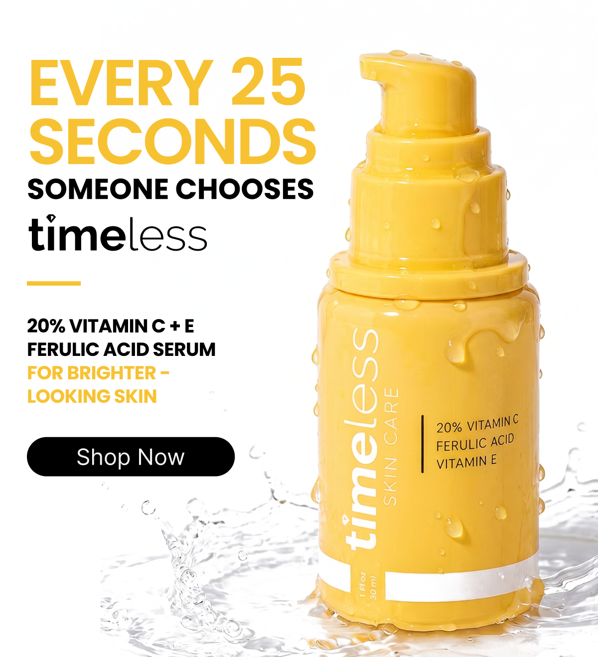 20% vitamin c + e ferulic acid serum brighten, defend & smooth skin